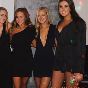 Navy blue bodycon dress size XS